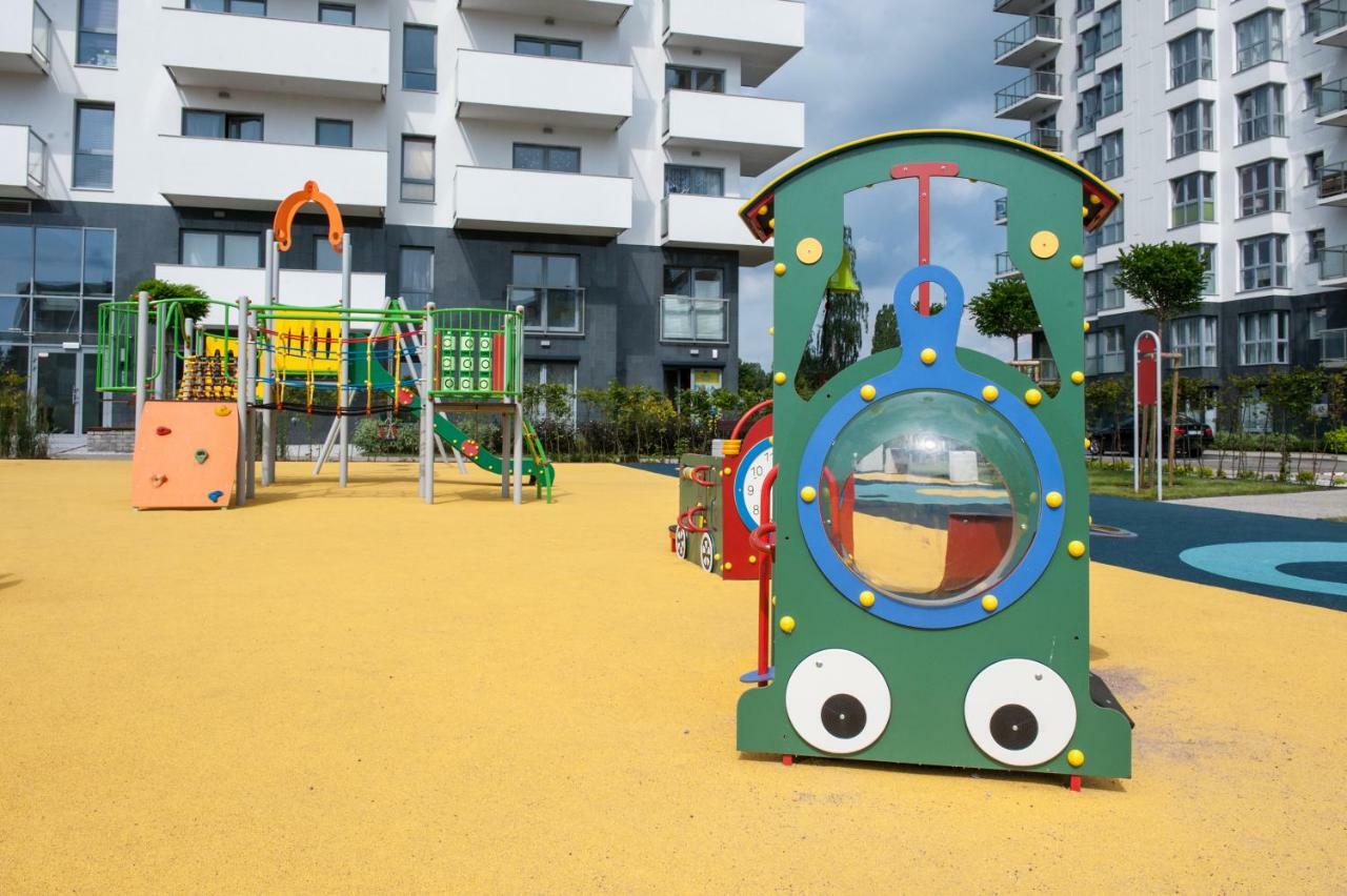 Ferienwohnung Albatross Towers Joda Bed Danzig Exterior foto